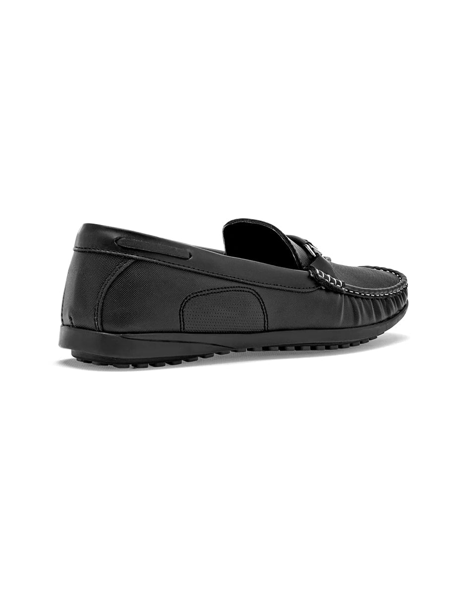 Mocasines Exterior Sintético Color Negro Para Hombre De RBCOLLECTION