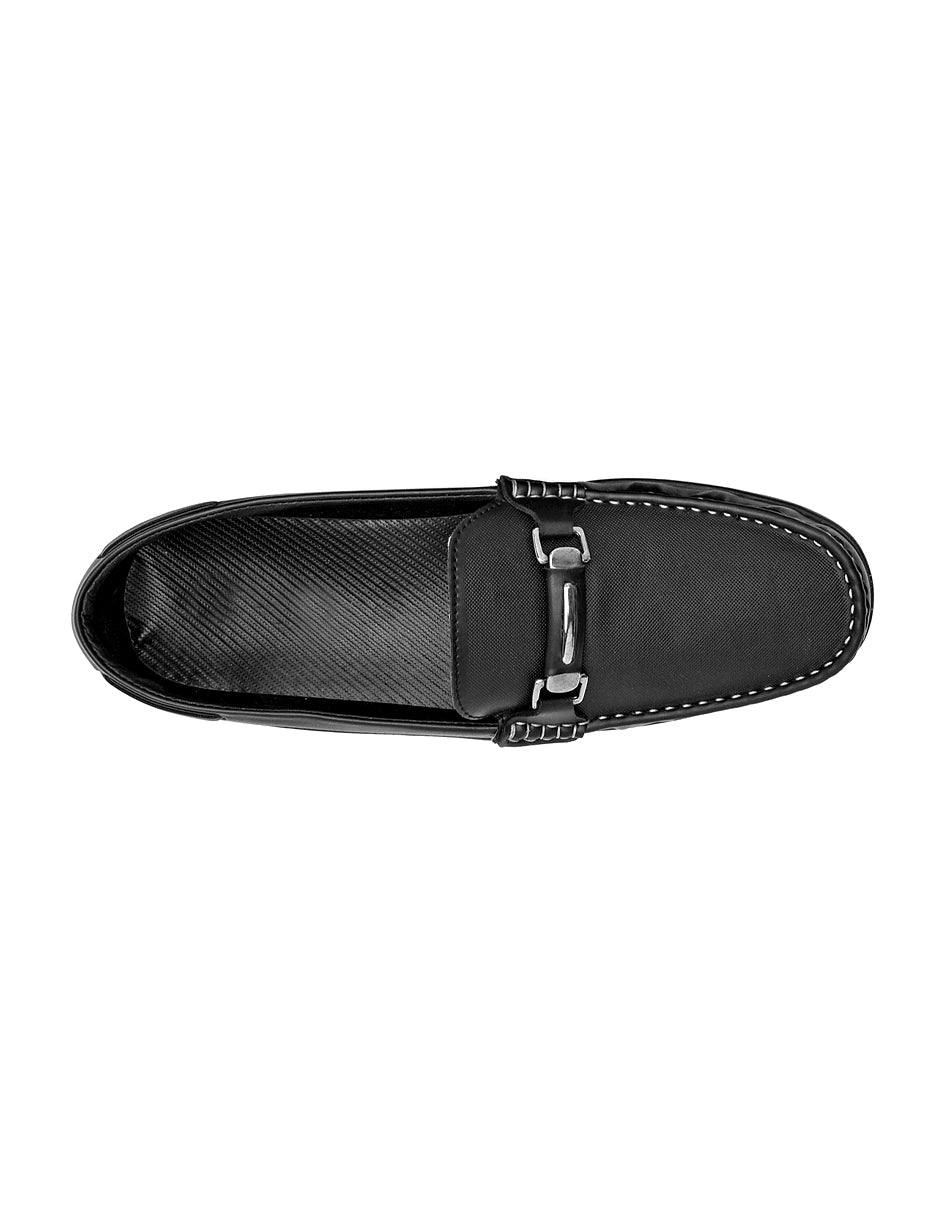 Mocasines Exterior Sintético Color Negro Para Hombre De RBCOLLECTION