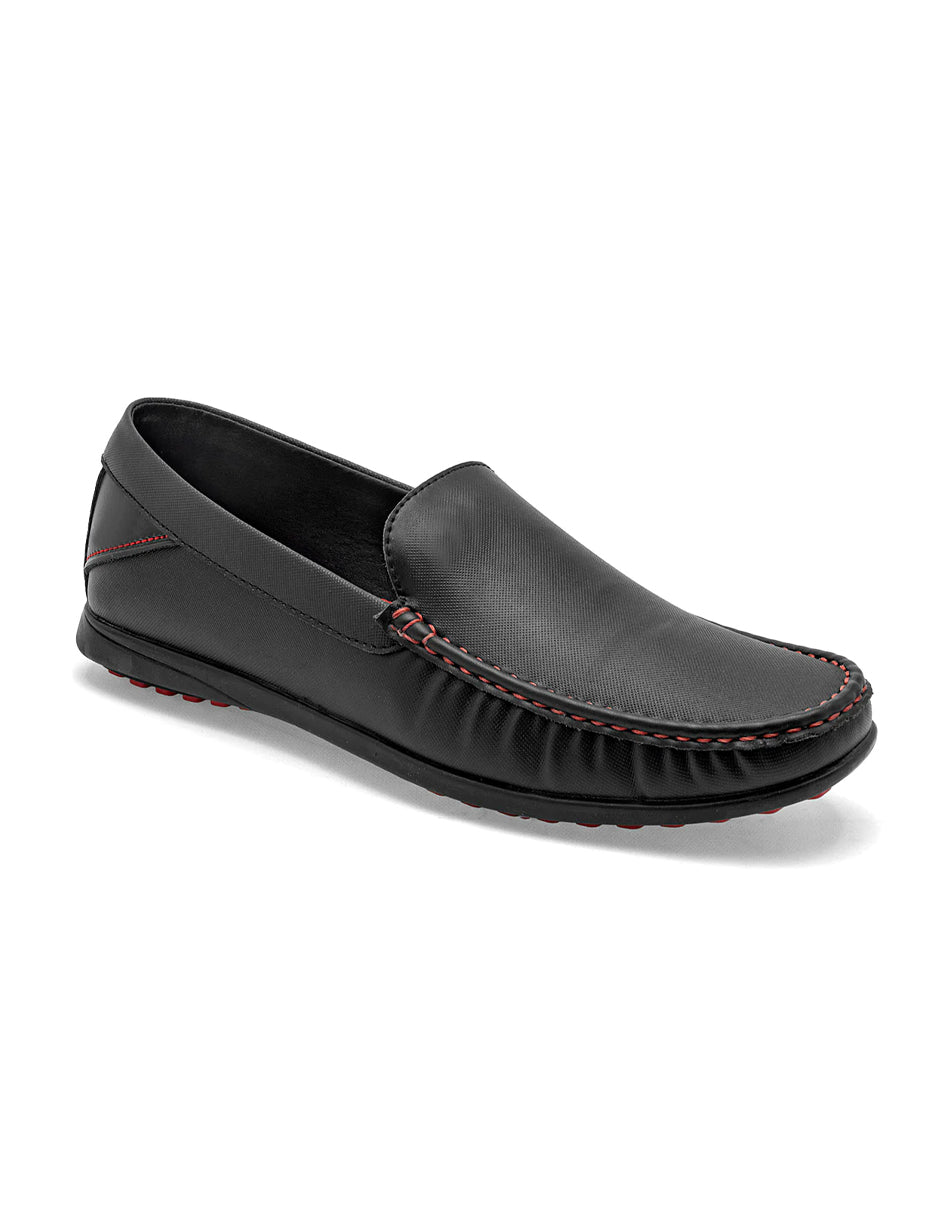 Mocasines Exterior Sintético Color Negro Para Hombre De RBCOLLECTION