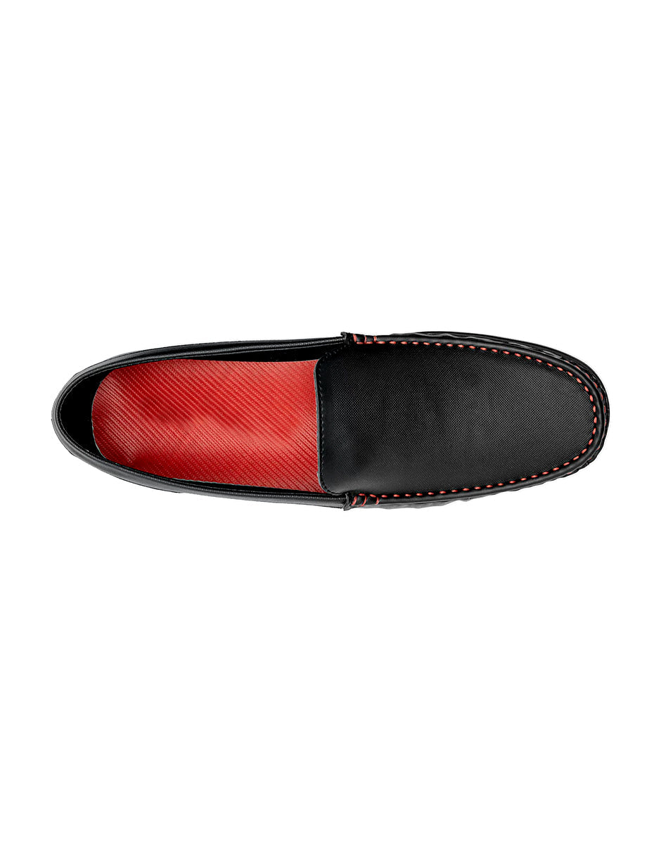 Mocasines Exterior Sintético Color Negro Para Hombre De RBCOLLECTION