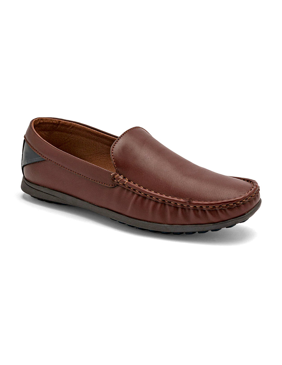 Mocasines Exterior Sintético Color Vino Para Hombre De RBCOLLECTION