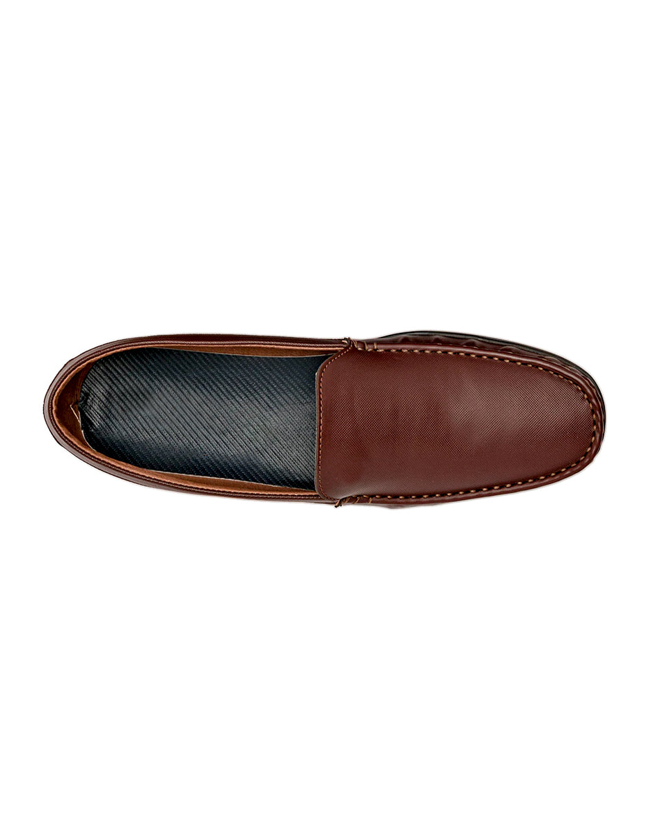 Mocasines Exterior Sintético Color Vino Para Hombre De RBCOLLECTION