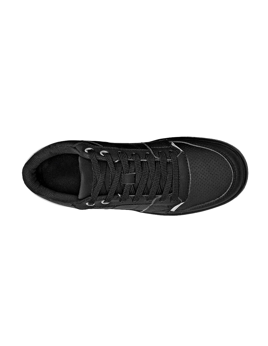 Tenis con cordones Exterior Sintético Color Negro Con Gris Para Mujer De RBCOLLECTION