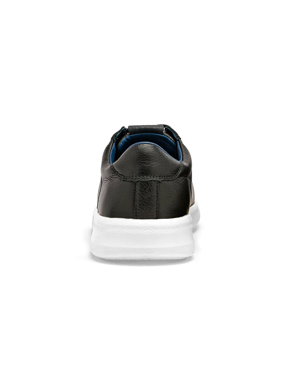 Tenis con cordones Exterior Piel Color Negro Para Hombre De RBCOLLECTION