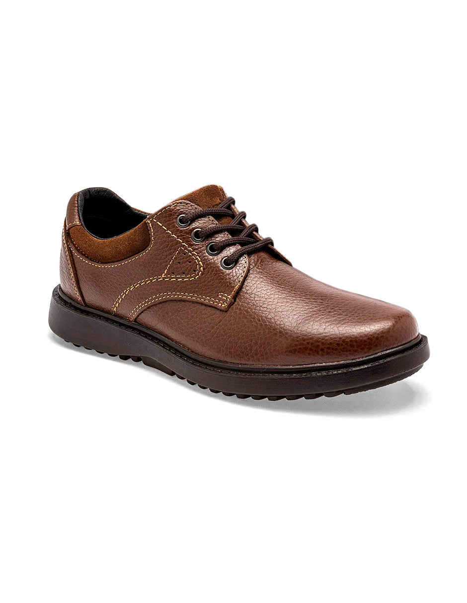 Zapato de confort Exterior Piel Color Camel Para Hombre De RBCOLLECTION