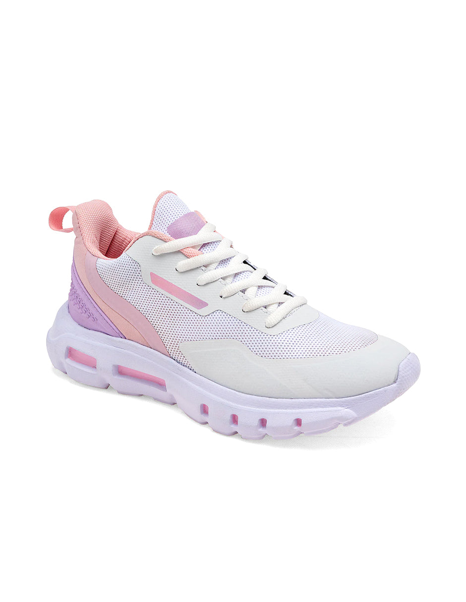 Tenis tipo deportivo Exterior Textil Color Blanco Para Mujer De RBBASICS