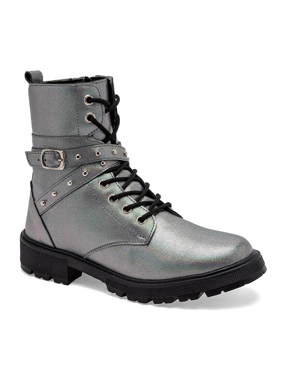 Botas casuales Exterior Textil Color Plata Para Mujer De RBBASICS