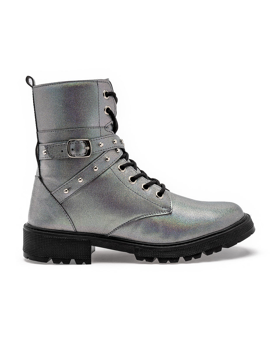 Botas casuales Exterior Textil Color Plata Para Mujer De RBBASICS