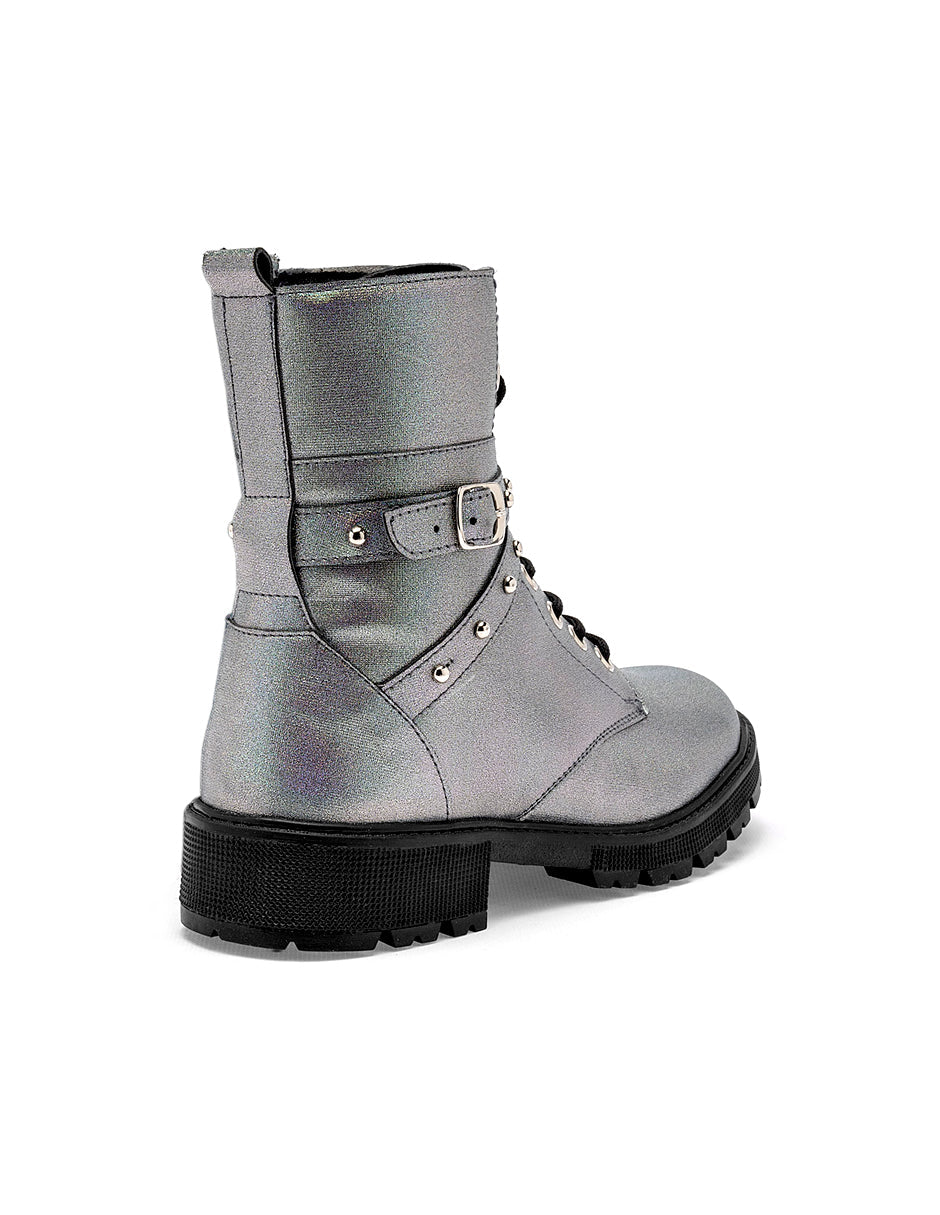 Botas casuales Exterior Textil Color Plata Para Mujer De RBBASICS