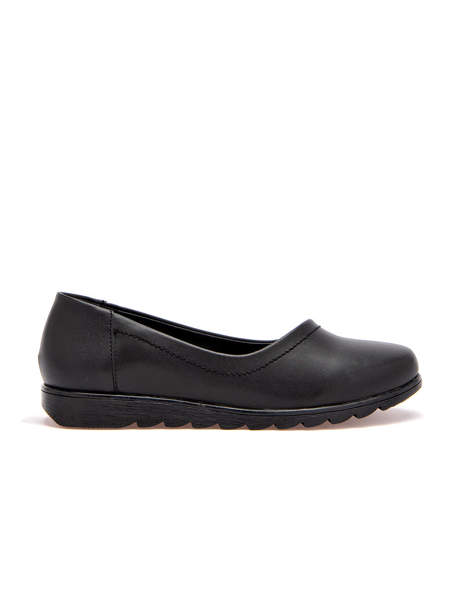 Mocasines Exterior Sintético Color Negro Para Mujer De RBCOLLECTION