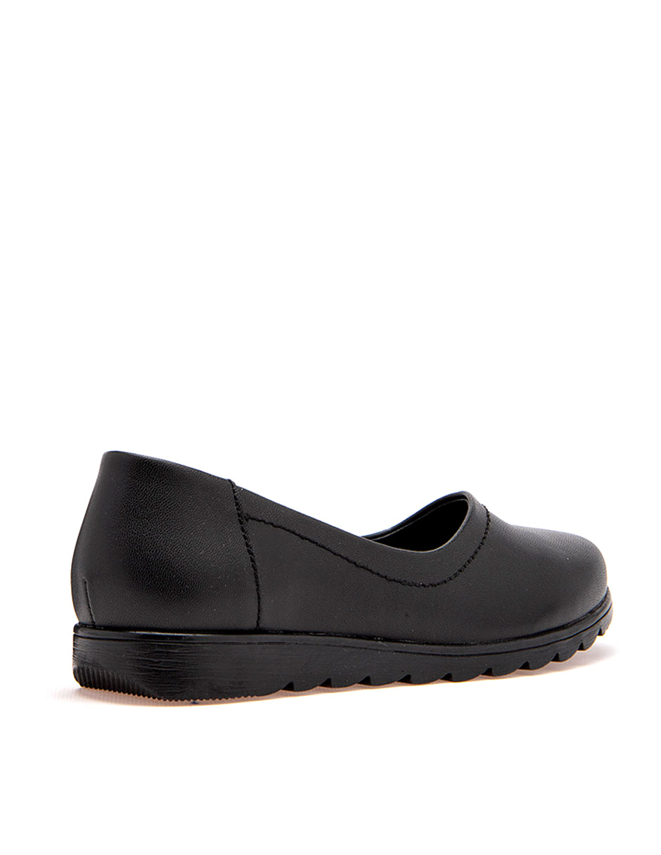 Mocasines Exterior Sintético Color Negro Para Mujer De RBCOLLECTION