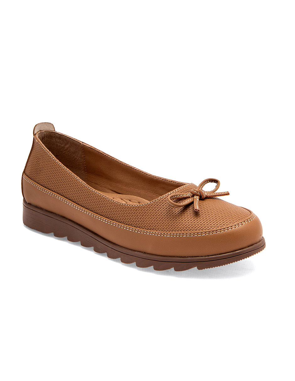 Mocasines Exterior Sintético Color Camel Para Mujer De RBCOLLECTION