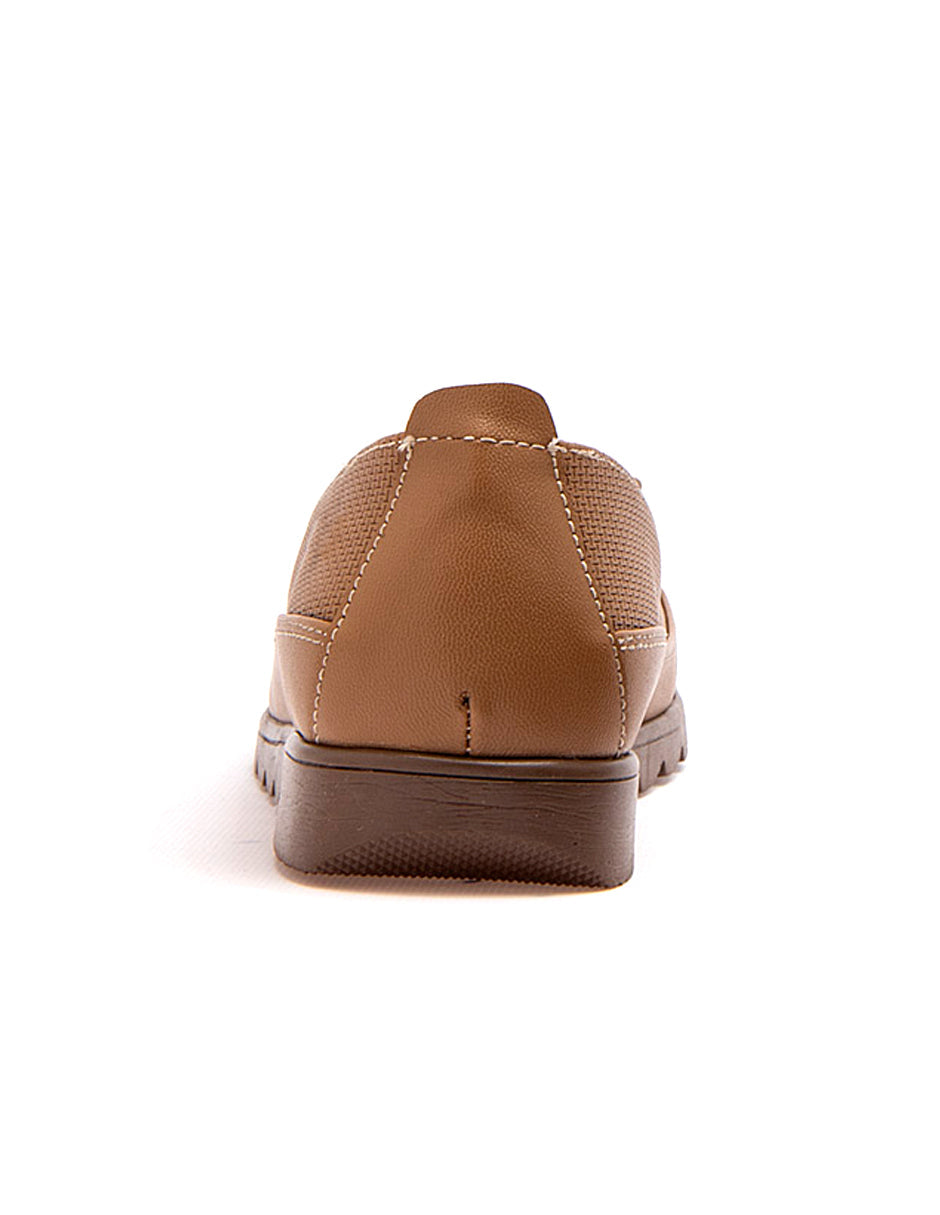 Mocasines Exterior Sintético Color Camel Para Mujer De RBCOLLECTION