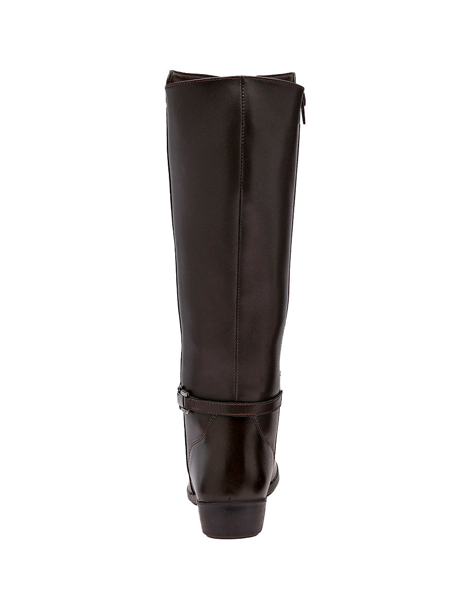 Botas altas Exterior Textil Color Café Para Mujer De RBCOLLECTION