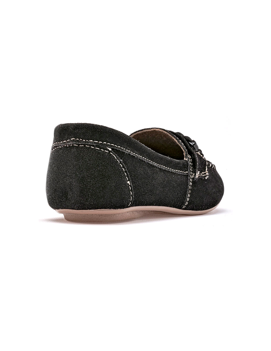 Mocasines Exterior Textil Color Negro Para Mujer De RBBASICS