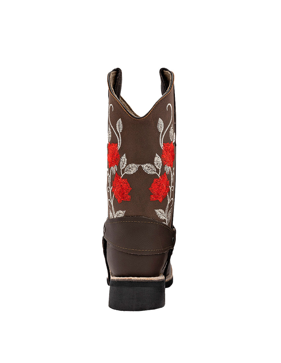 Botas tipo western Exterior Textil Color Café Para Mujer De RBCOLLECTION