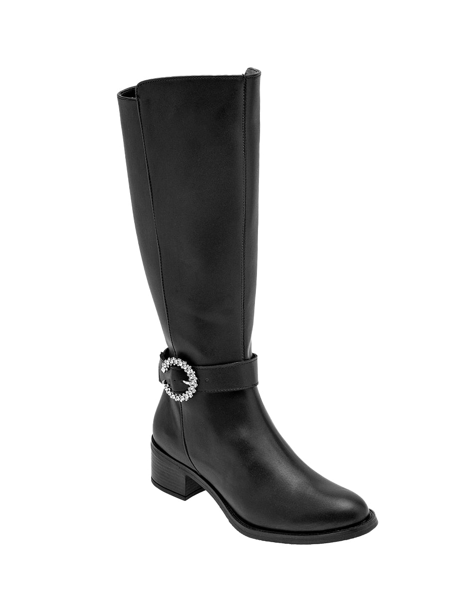 Botas altas Exterior Textil Color Negro Para Mujer De RBCOLLECTION