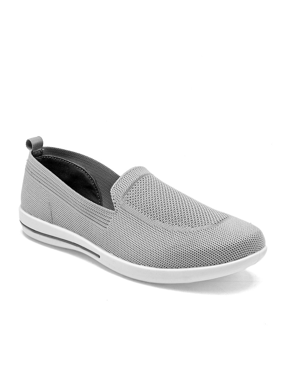 Zapatos de confort Exterior Textil Color Gris Para Mujer De RBBASICS