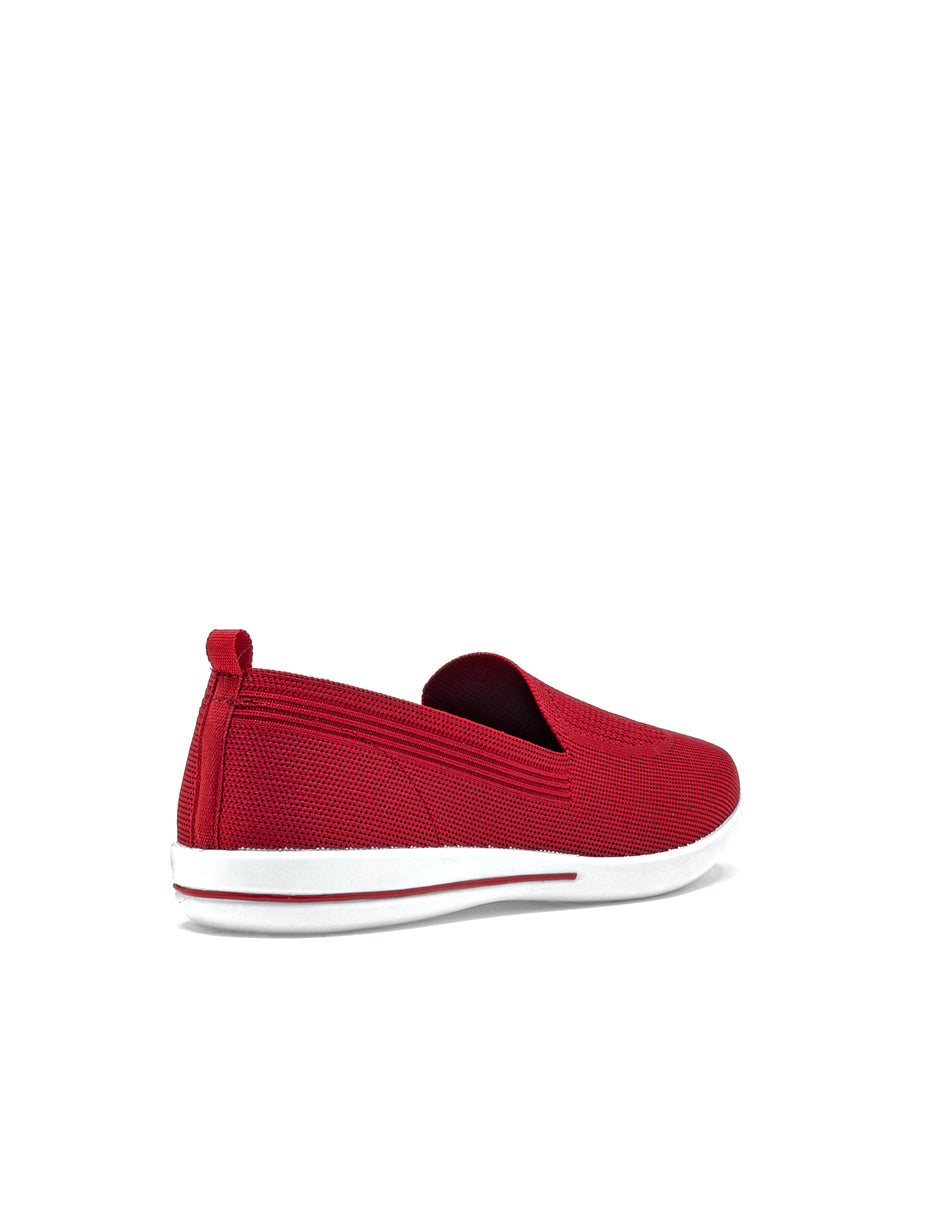 Zapatos de confort Exterior Textil Color Rojo Para Mujer De RBBASICS