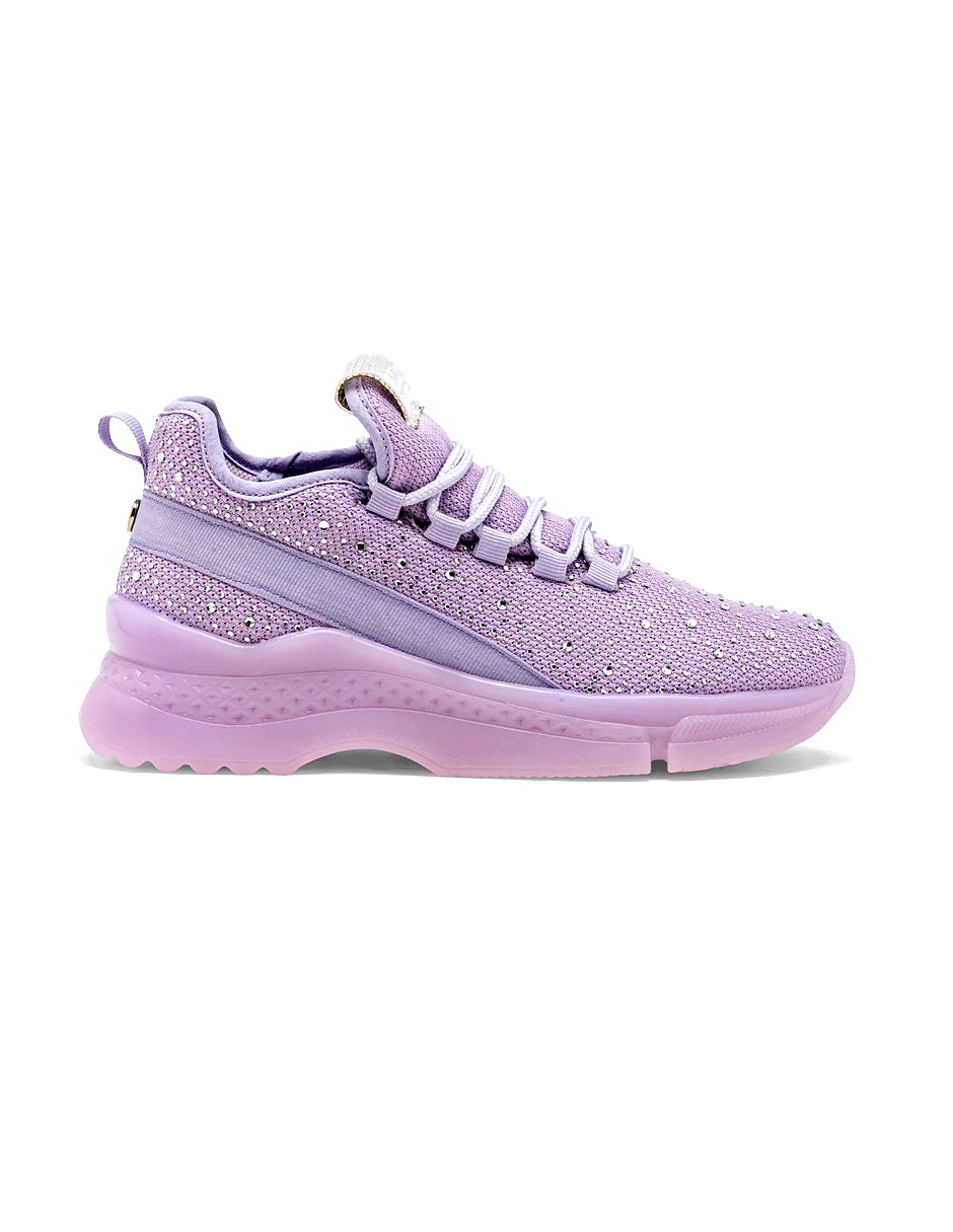 Tenis tipo deportivo Exterior Textil Color Lila Para Mujer De RBCOLLECTION