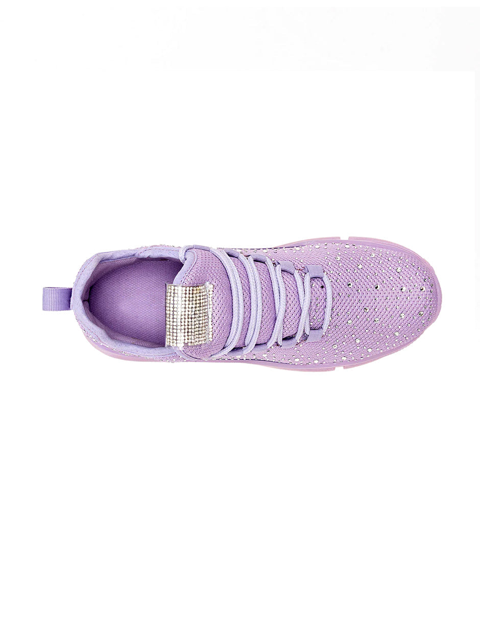 Tenis tipo deportivo Exterior Textil Color Lila Para Mujer De RBCOLLECTION