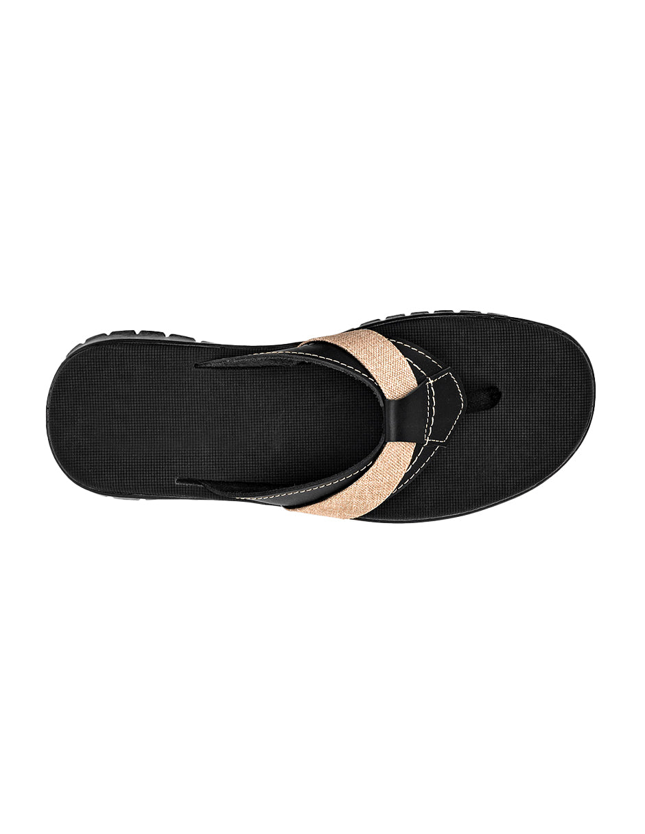 Sandalias casuales Exterior Textil Color Negro Para Hombre De RBCOLLECTION