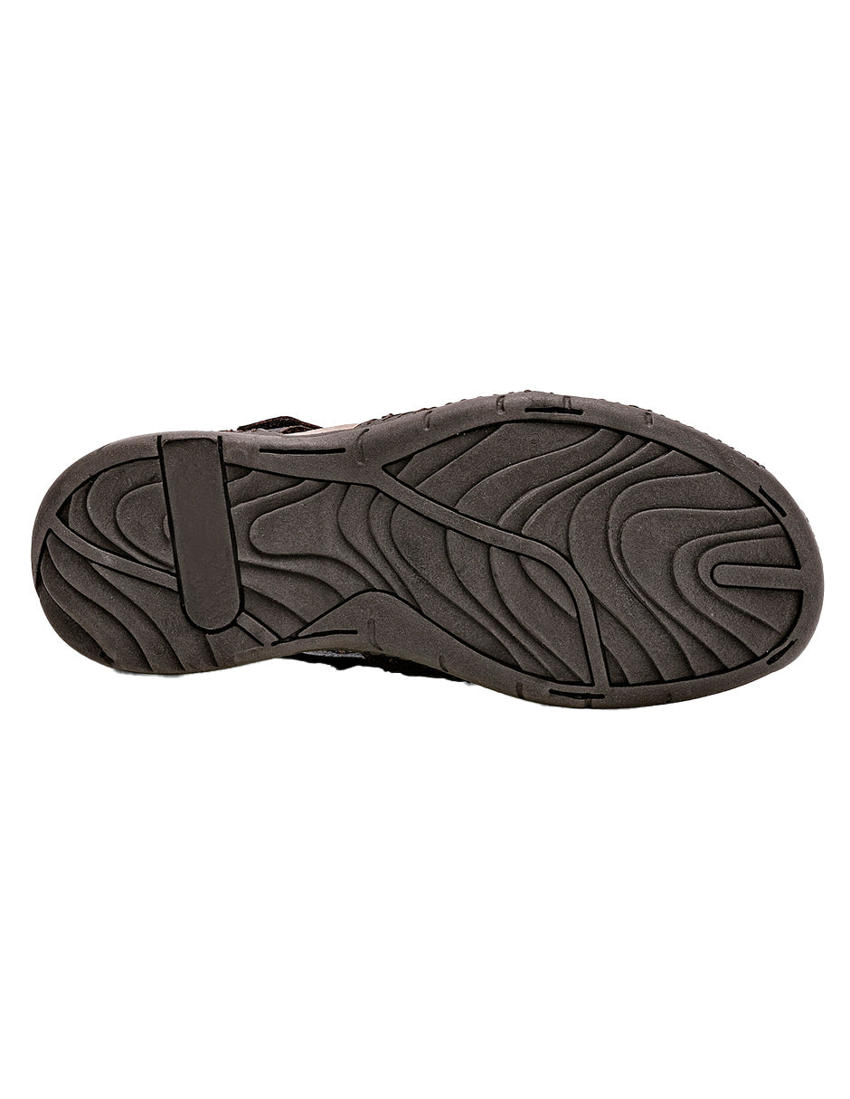 Sandalias casuales Exterior Piel Color Café Para Hombre De RBCOLLECTION