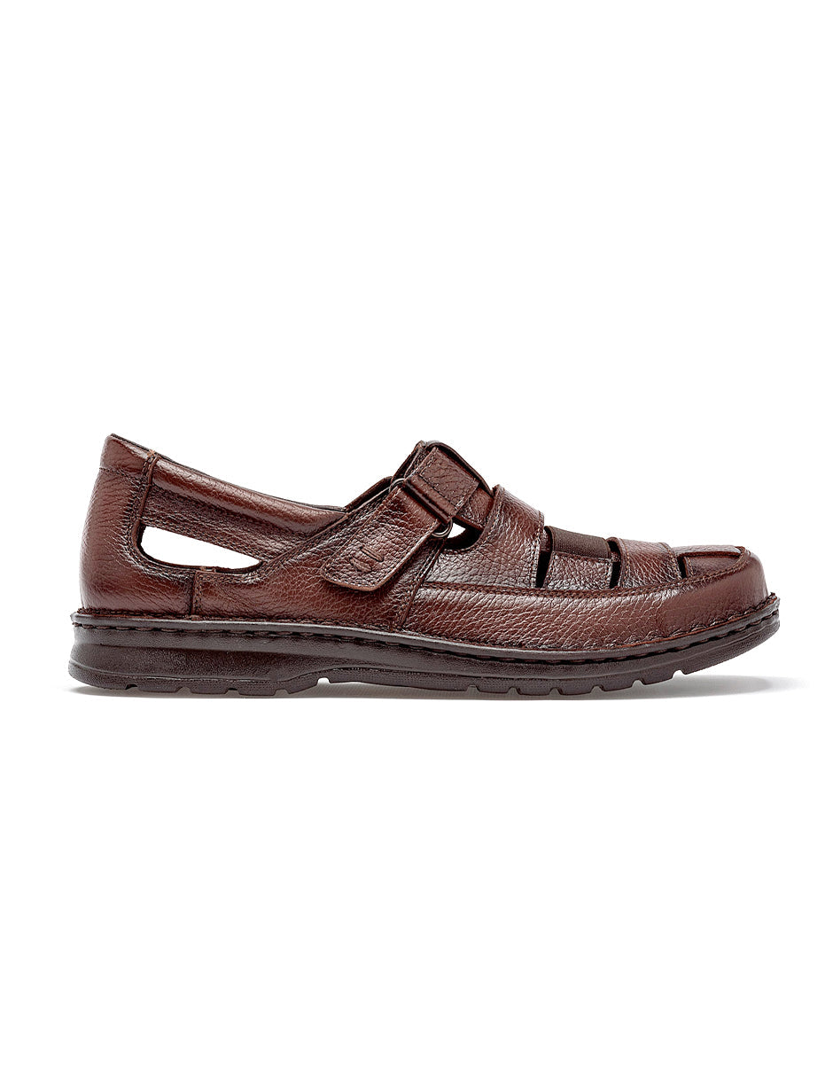 Sandalias casuales Exterior Piel Color Café Para Hombre De RBCOLLECTION