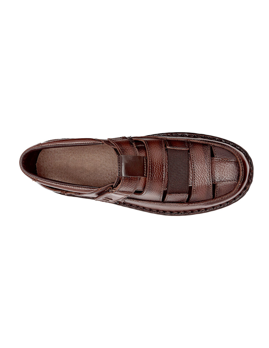 Sandalias casuales Exterior Piel Color Café Para Hombre De RBCOLLECTION