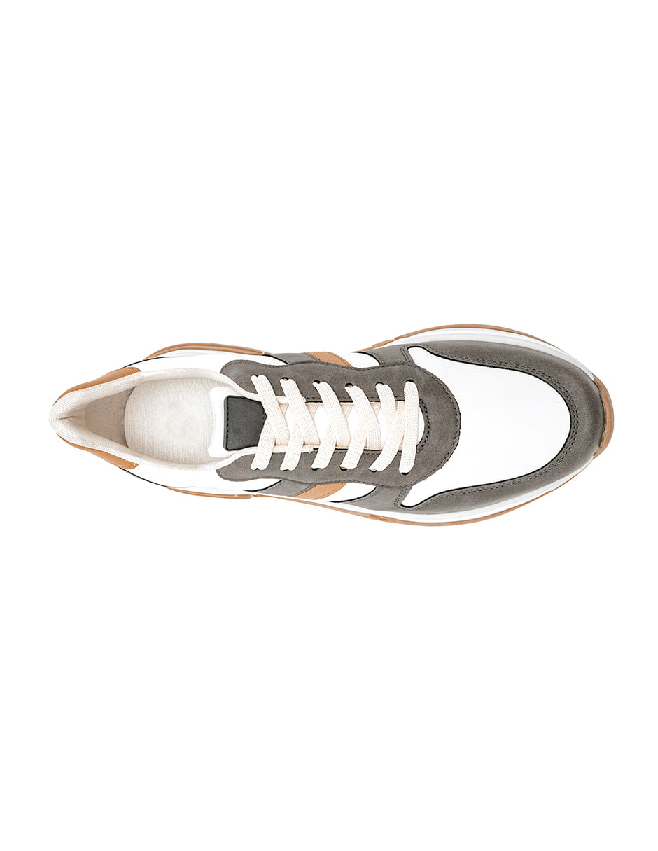 Tenis con cordones Exterior Sintético Color Blanco Para Hombre De RBCOLLECTION