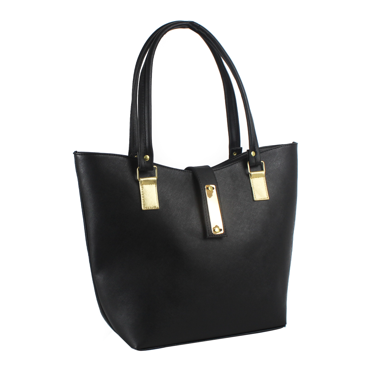 Bolsa Tote Amplia Para Mujer con Doble Asa Color Negro