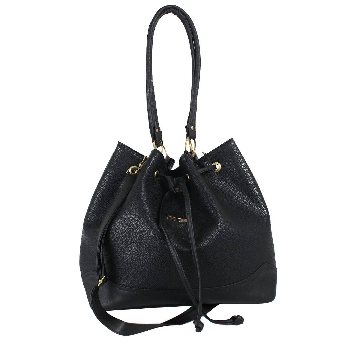 Bolsa Tote Amplia Para Mujer Convertible a Morral Color Negro