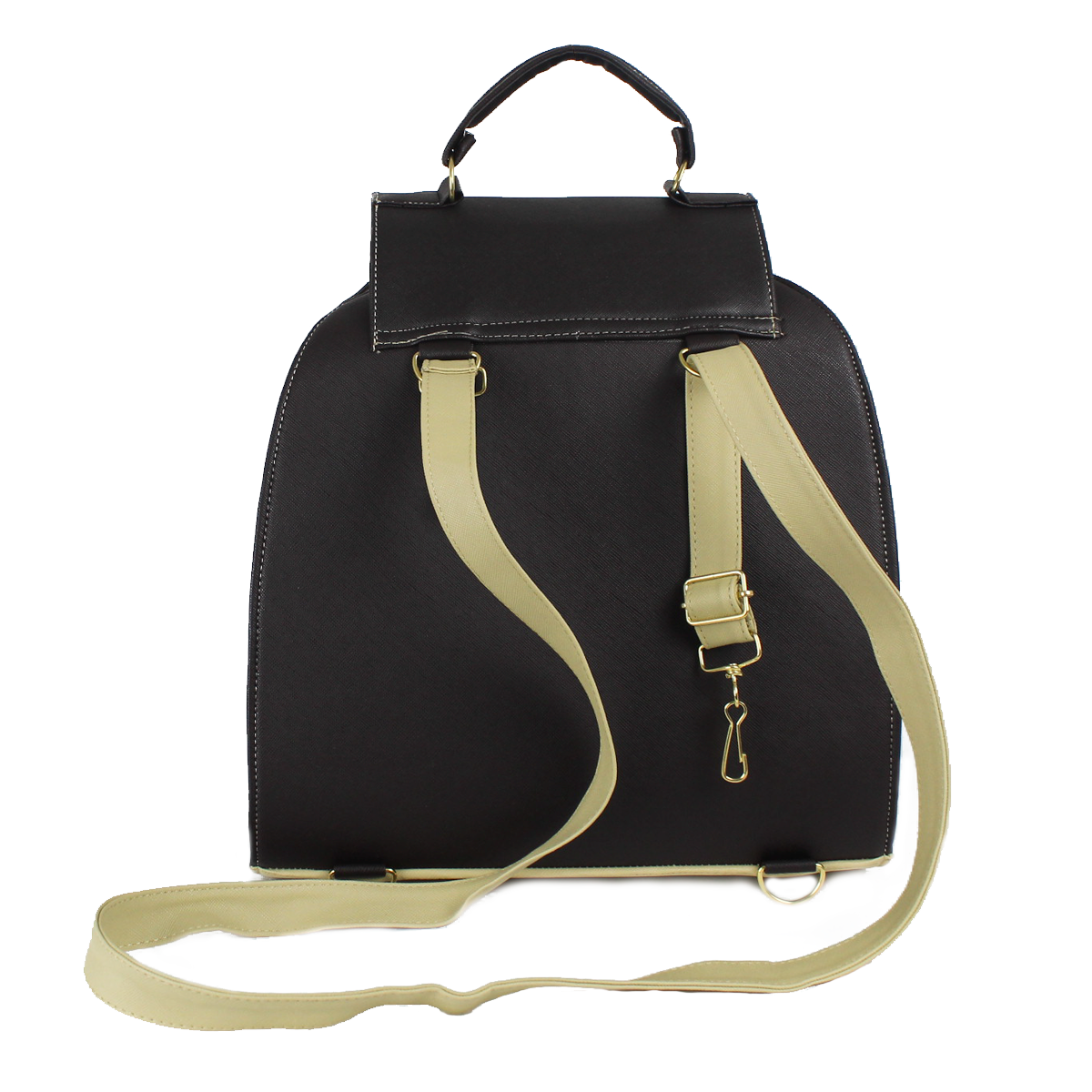 Bolsa Convertible a Morral para Mujer Color Negro RBCOLLECTION