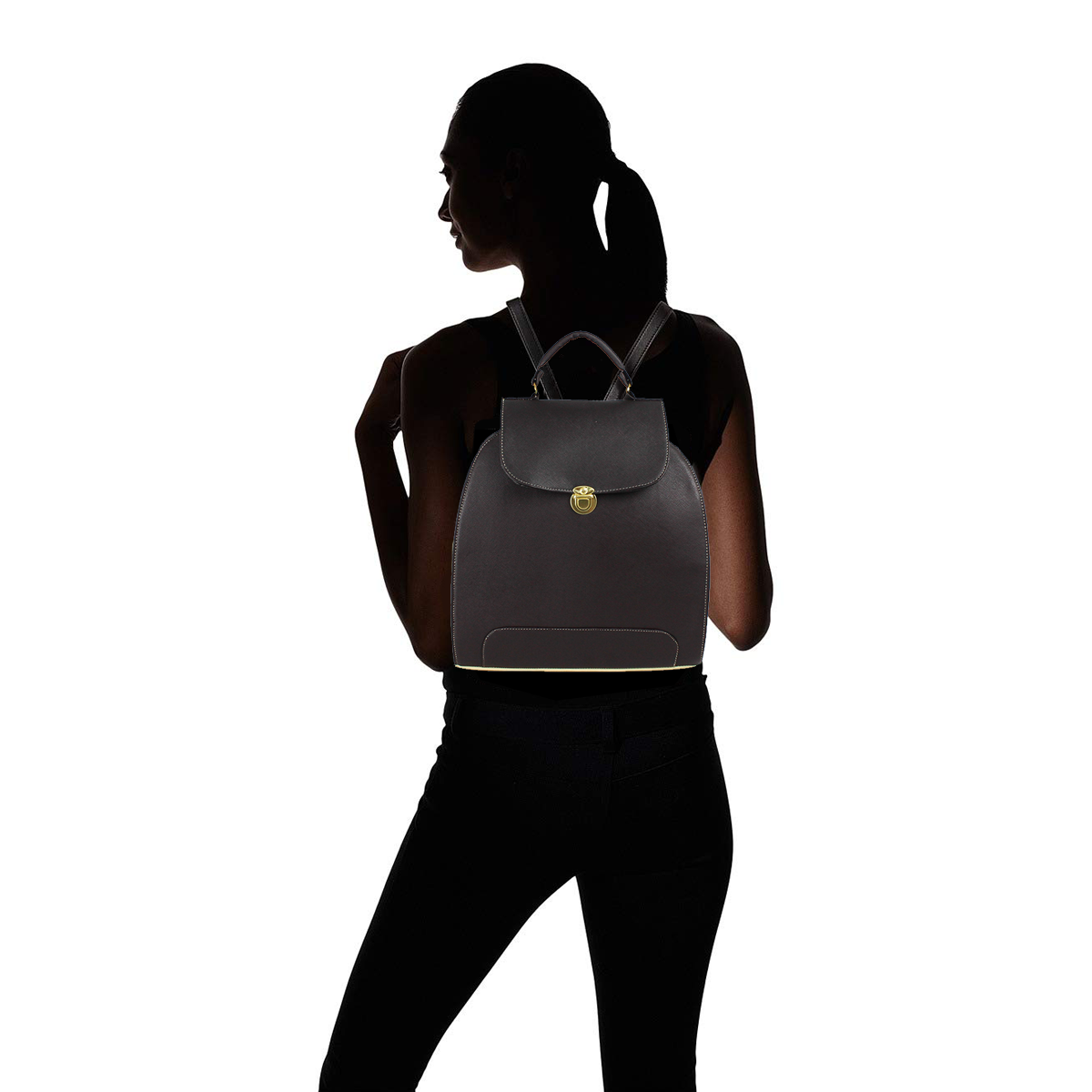 Bolsa Convertible a Morral para Mujer Color Negro RBCOLLECTION