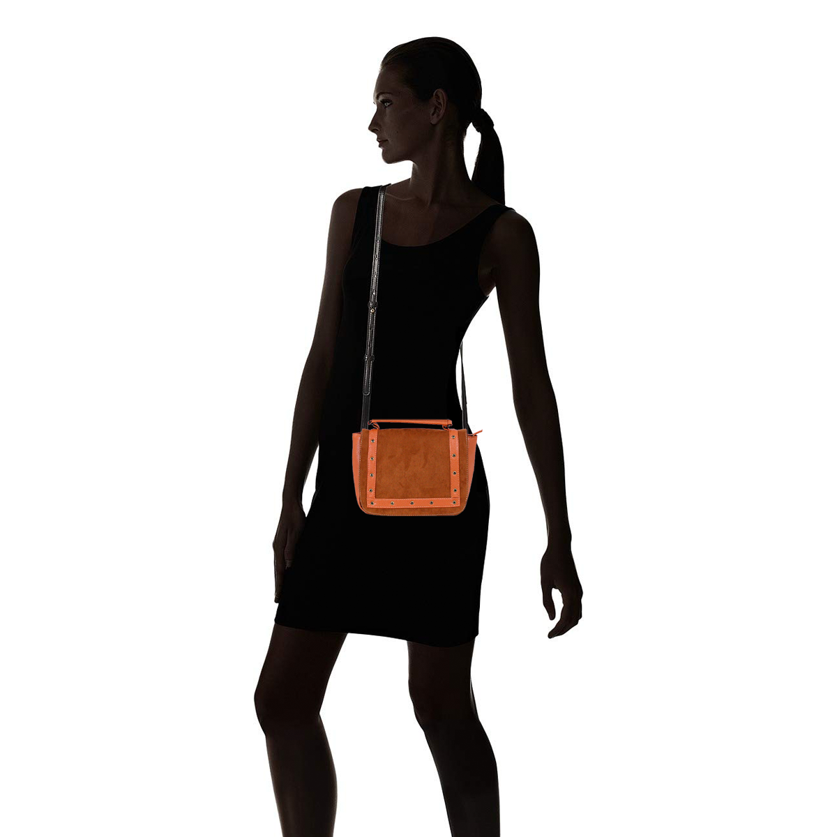 Bolsa Crossbody Para Mujer Con Asa Cruzada Color Café