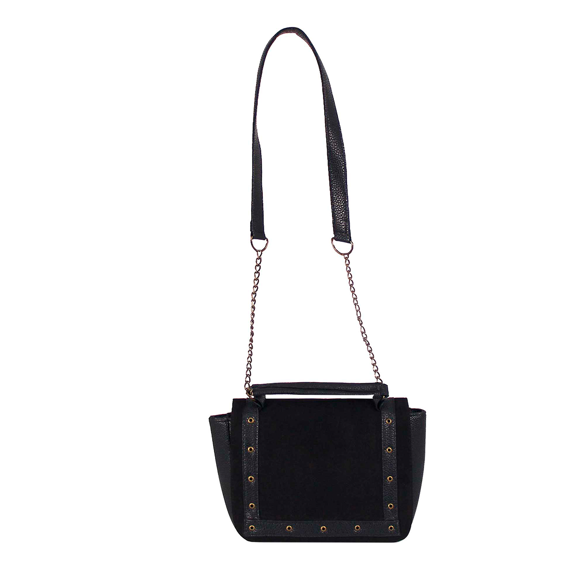 Bolsa Crossbody Para Mujer Con Asa Cruzada Color Negro