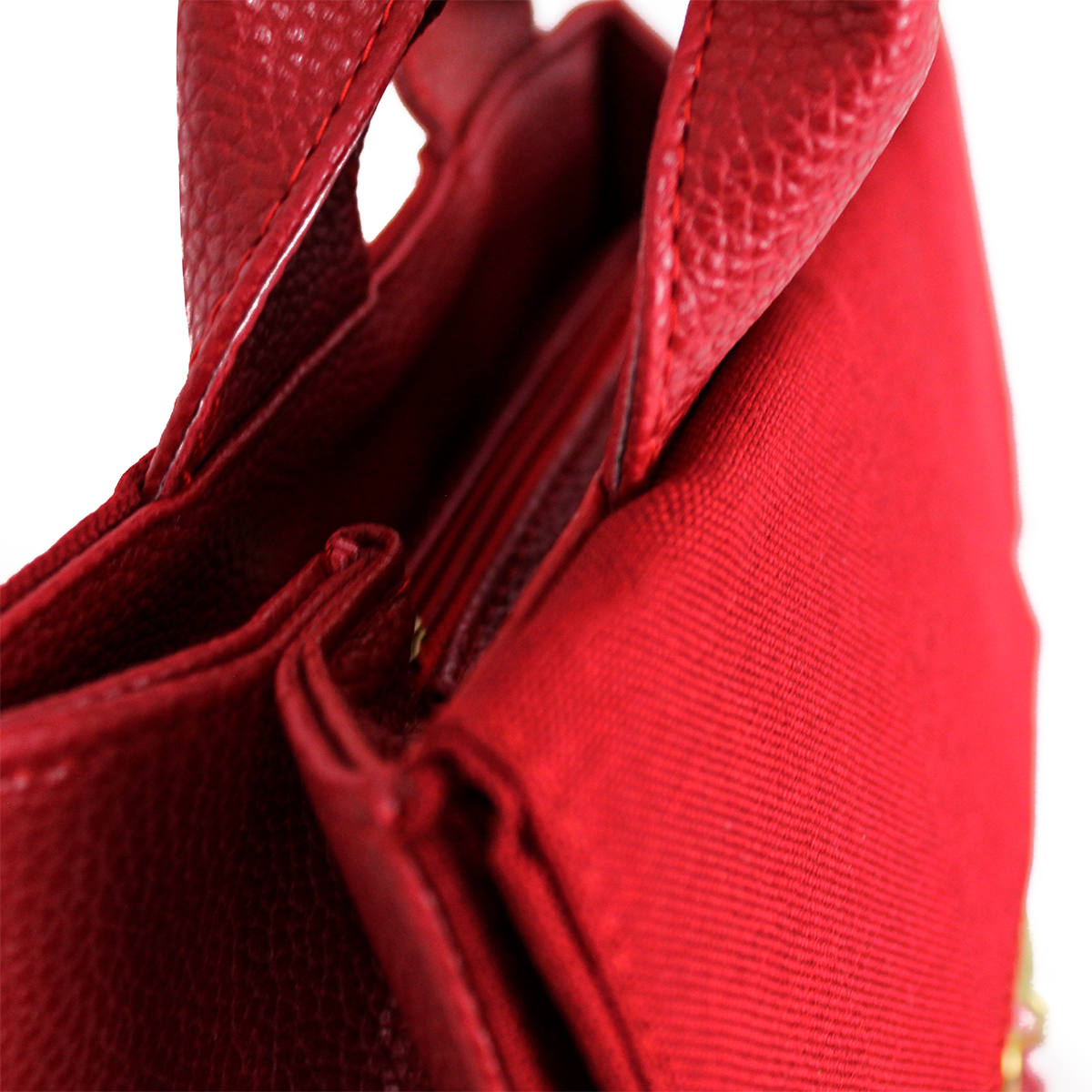 Bolsa casual con Monedero Exterior Doble Asa Color Rojo