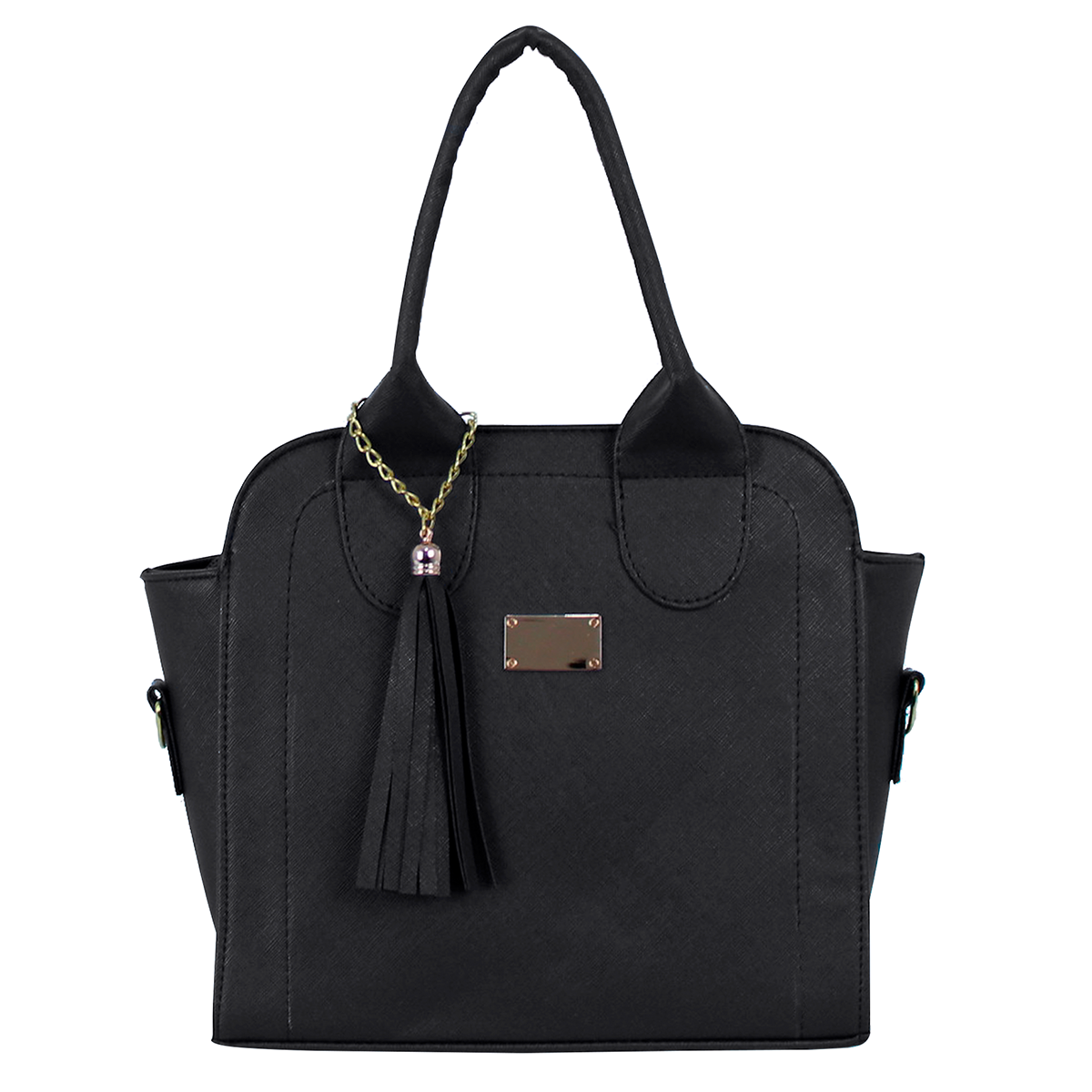 Bolsa casual Doble Asa Para Mujer Color Negro