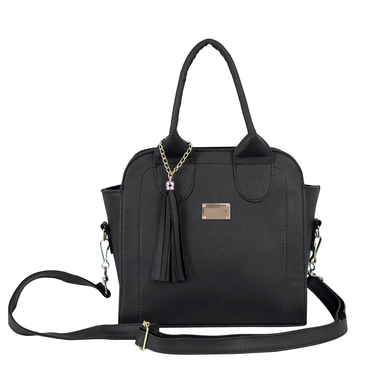 Bolsa casual Doble Asa Para Mujer Color Negro