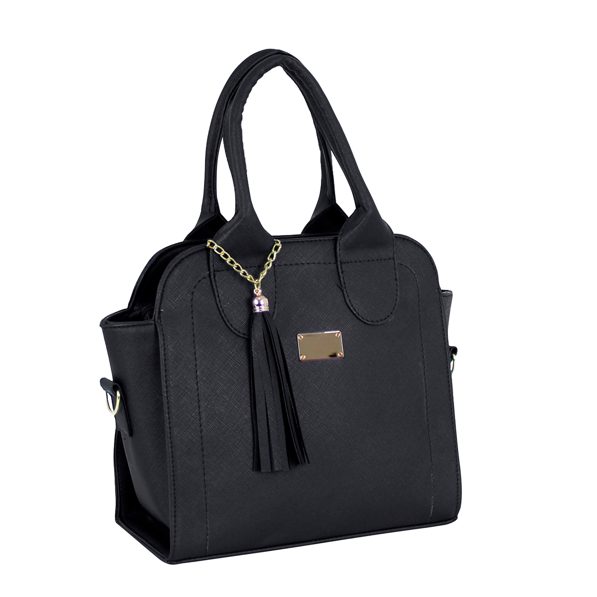 Bolsa casual Doble Asa Para Mujer Color Negro