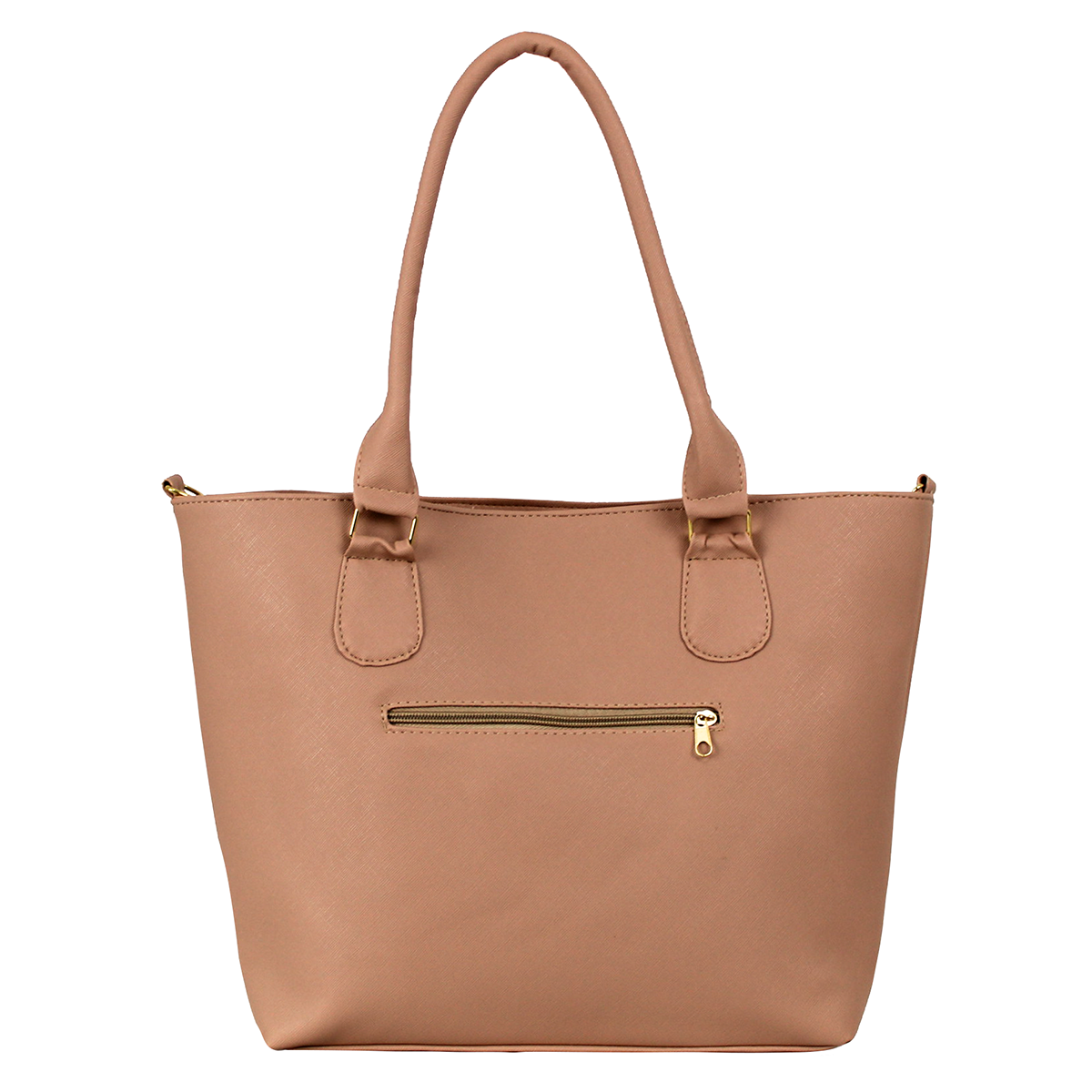 Bolsa Tote Textura de Serpiente Para Mujer Color Beige