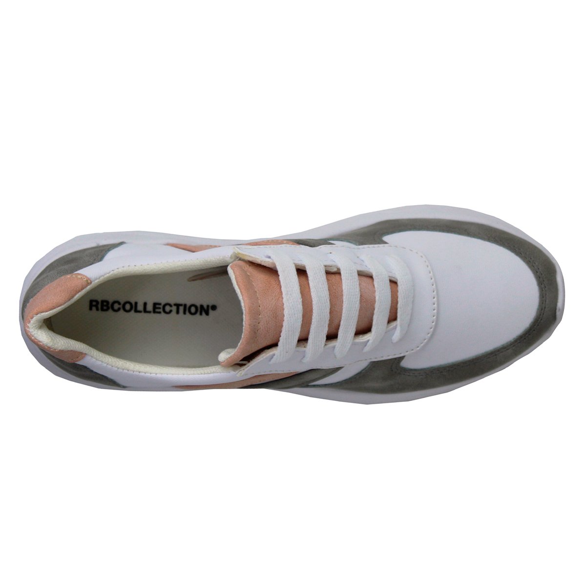 Con cordones Exterior Piel sintética Color Blanco Para Mujer De RBCOLLECTION