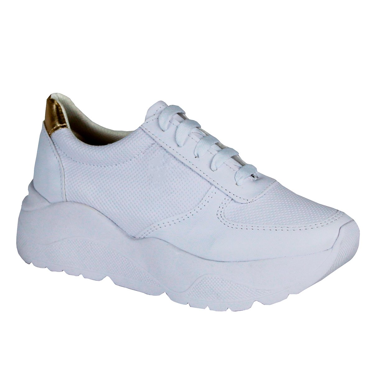 Con cordones Exterior Piel sintética Color Blanco Para Mujer De RBCOLLECTION