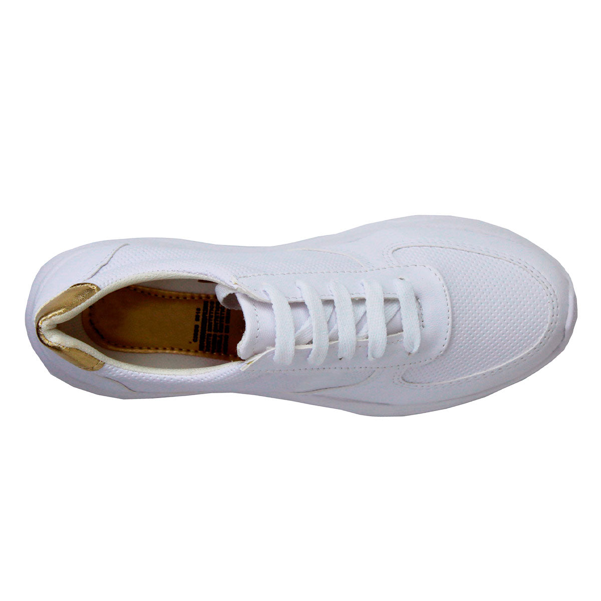 Con cordones Exterior Piel sintética Color Blanco Para Mujer De RBCOLLECTION