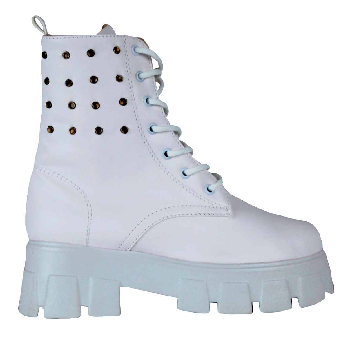 Bota casual Exterior Piel sintética Color Blanco Para Mujer De RBCOLLECTION