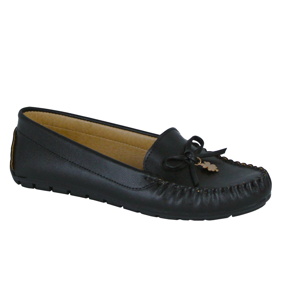 Mocasines Exterior Piel sintética Color Negro Para Mujer De RBCOLLECTION