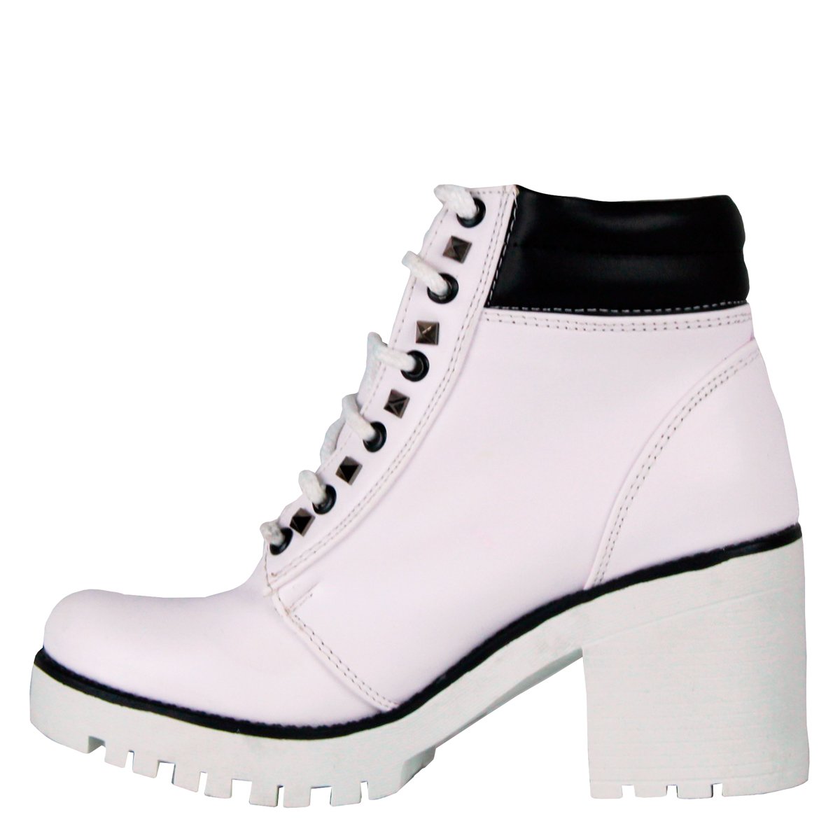 Bota casual Exterior Piel sintética Color Blanco Para Mujer De RBCOLLECTION