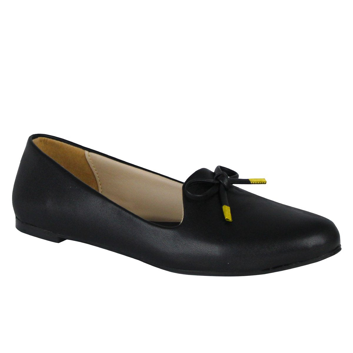 Flats clasicas Exterior Piel sintética Color Negro Para Mujer De RBCOLLECTION