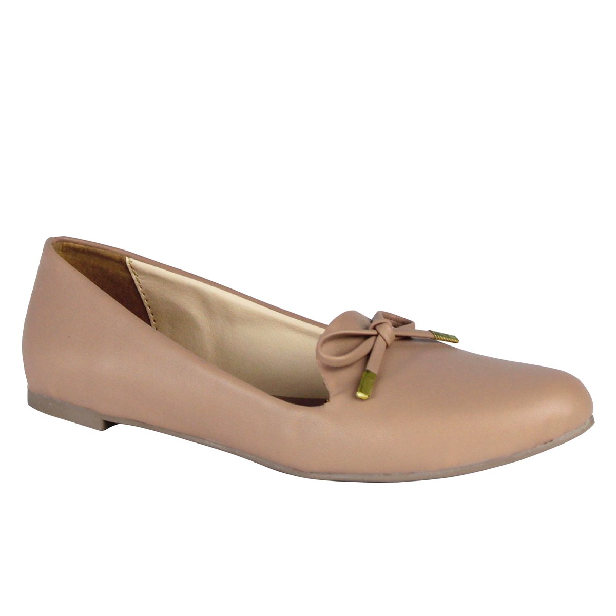 Flats clasicas Exterior Piel sintética Color BEIGE Para Mujer De RBCOLLECTION