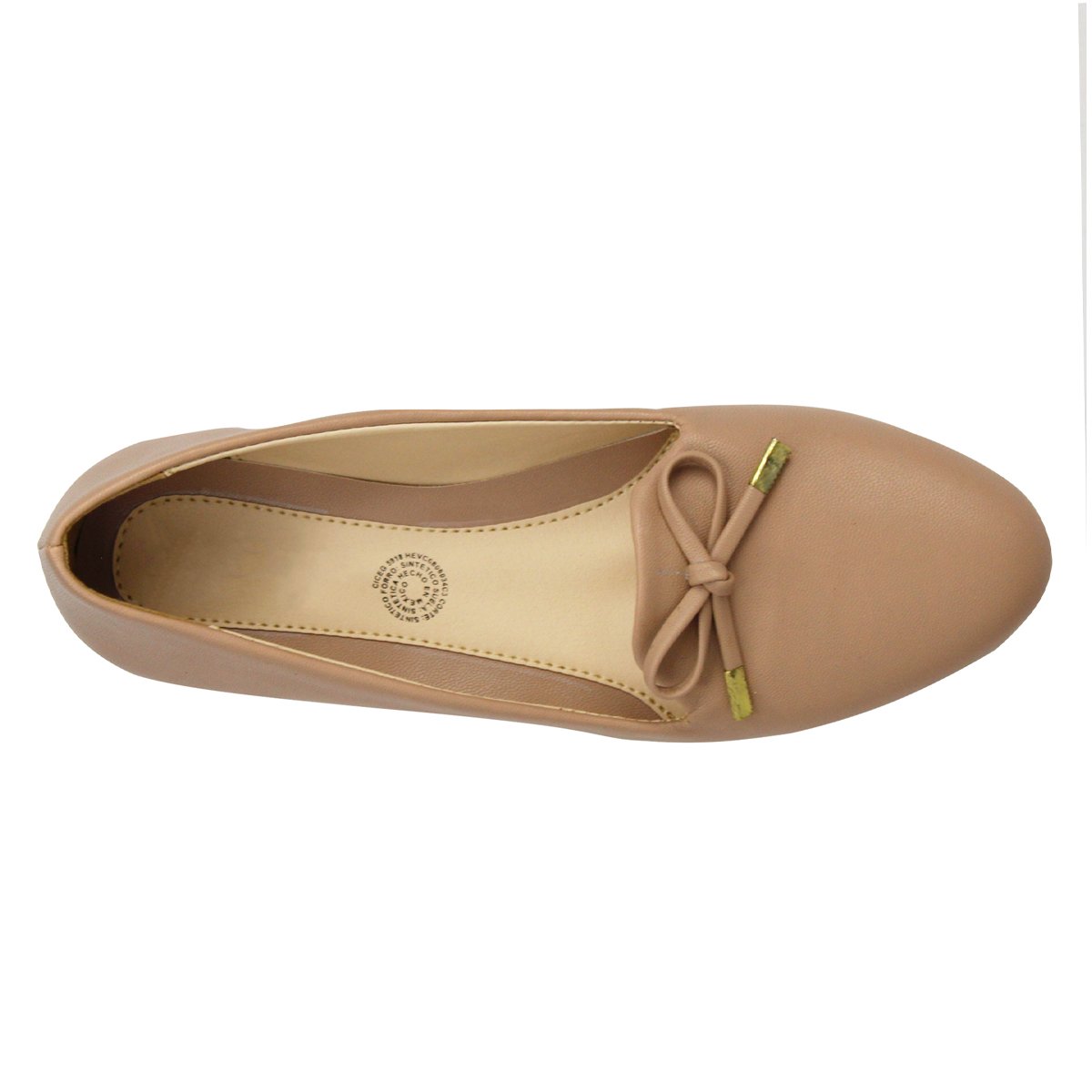 Flats clasicas Exterior Piel sintética Color BEIGE Para Mujer De RBCOLLECTION